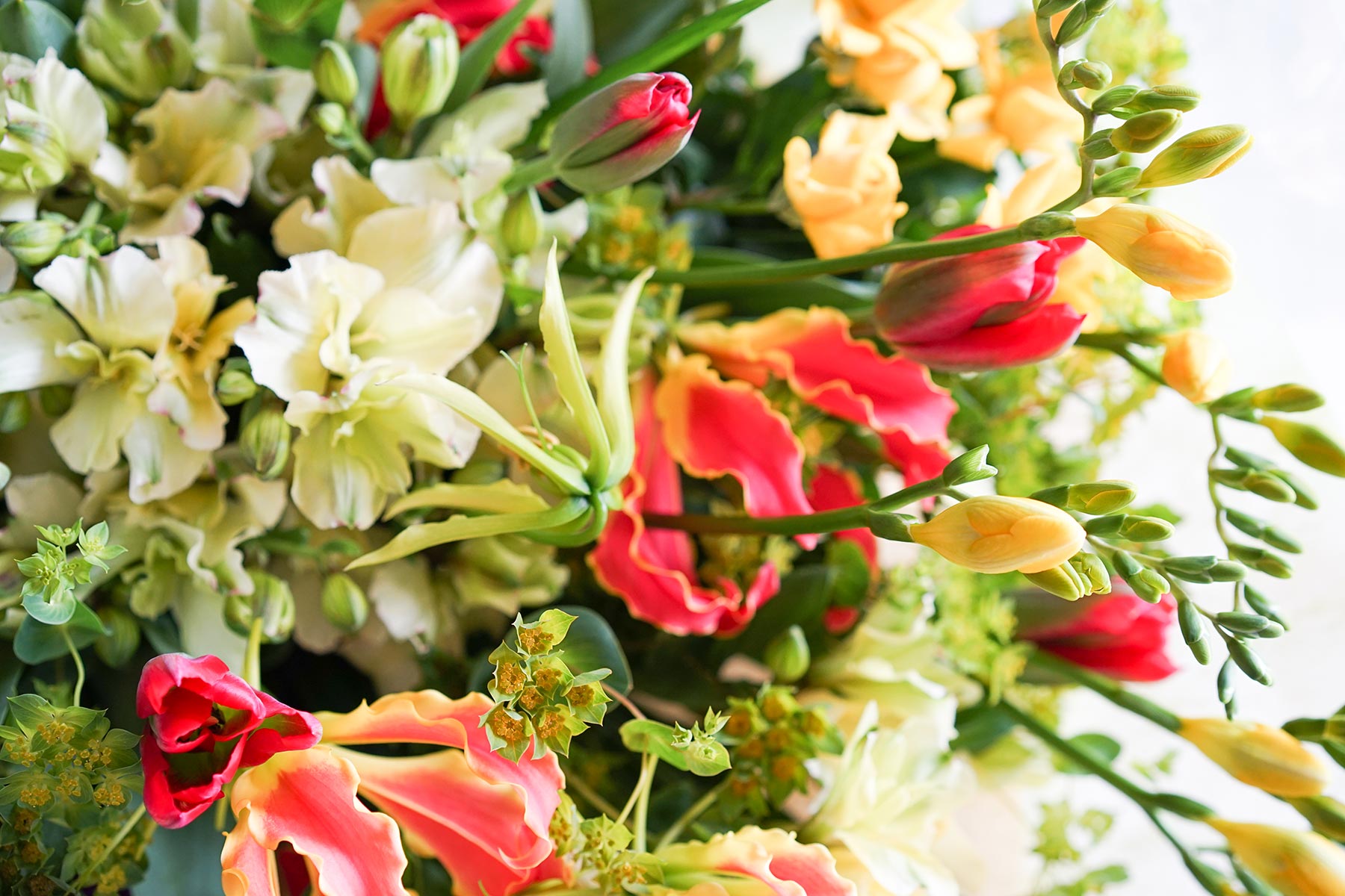 花心の花束の写真